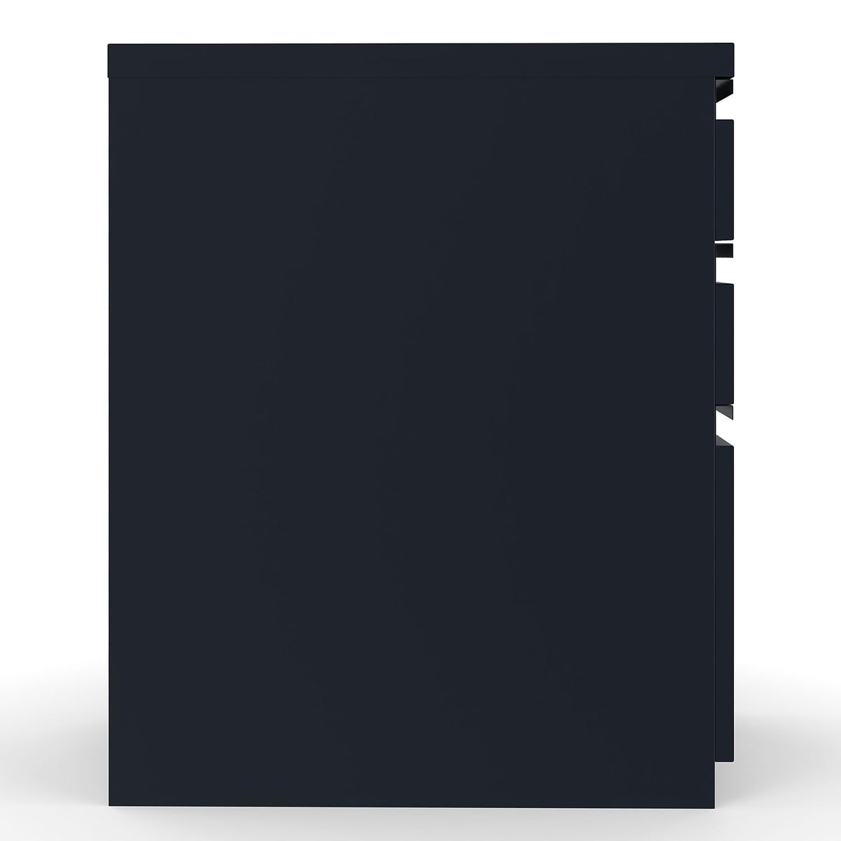Black 3 Drawer Letter Size Lockable File Cabinet X163