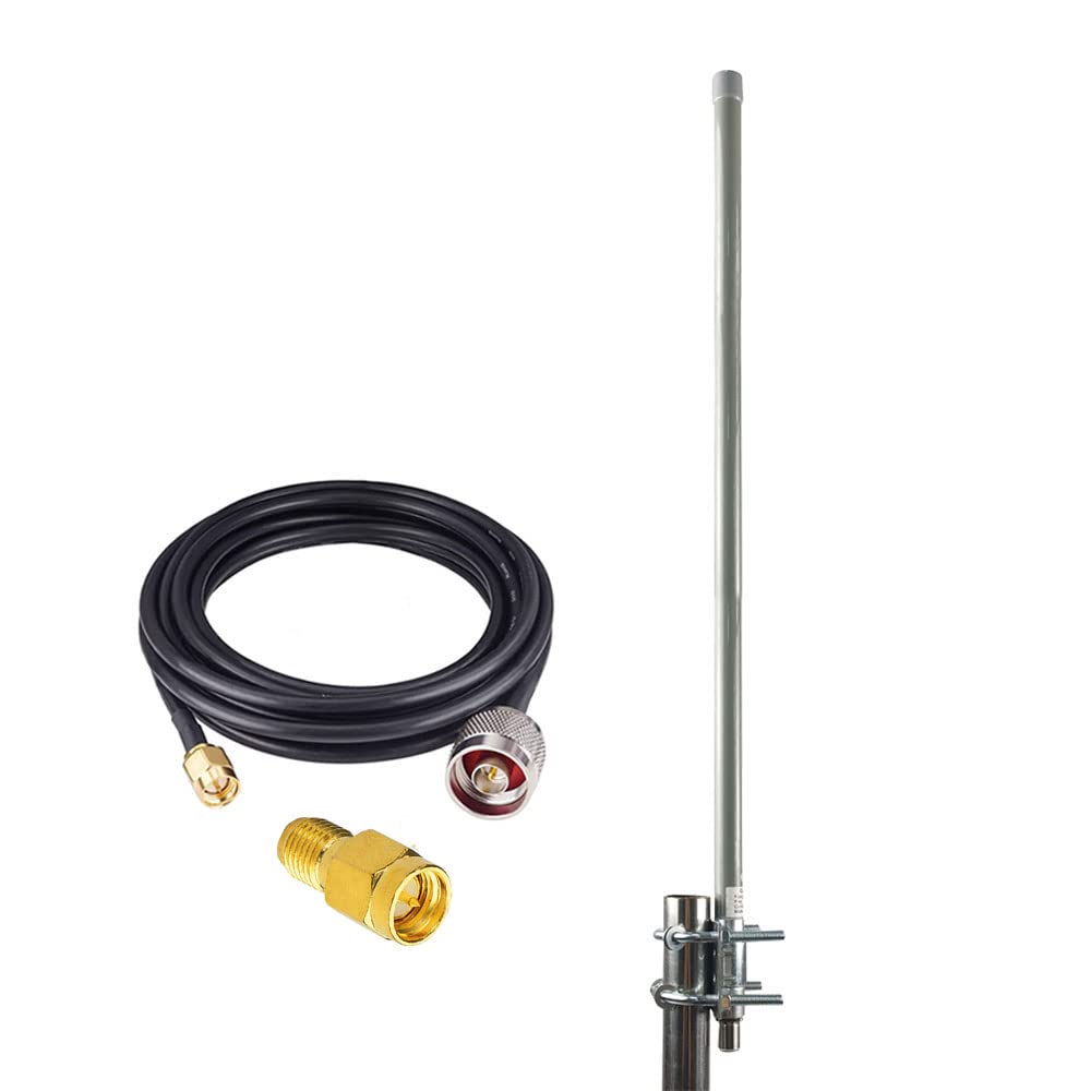 915mhz LoRa Antenna 10dbi 16.5ft RP-SMA SMA Cable J23578