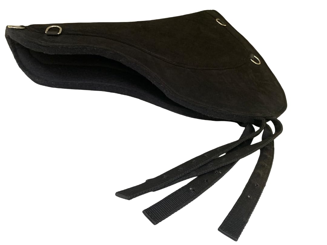 Suede Wool Felt Contoured Full Size Bareback Pad Q478787