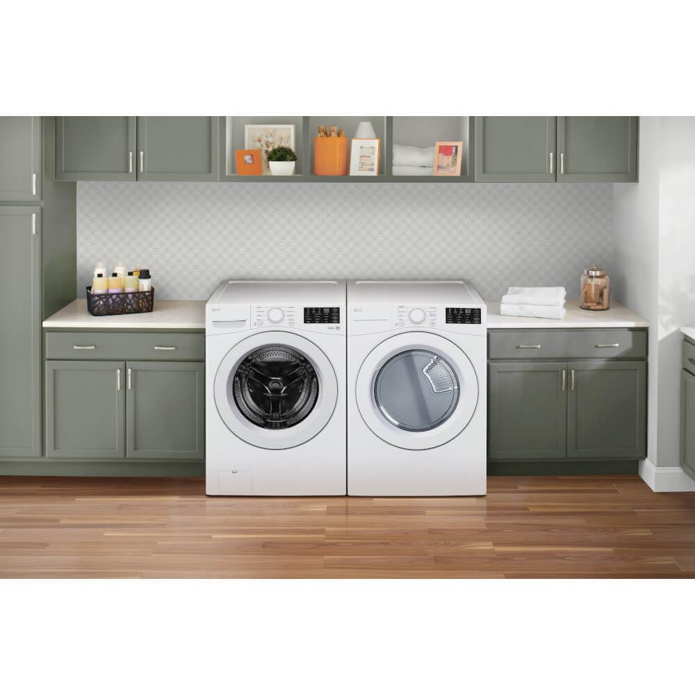 7.4 cu. ft. Vented Stackable Electric Dryer in White J19089