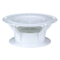 White RV Roof Vent Cap with Bug Screen R1217