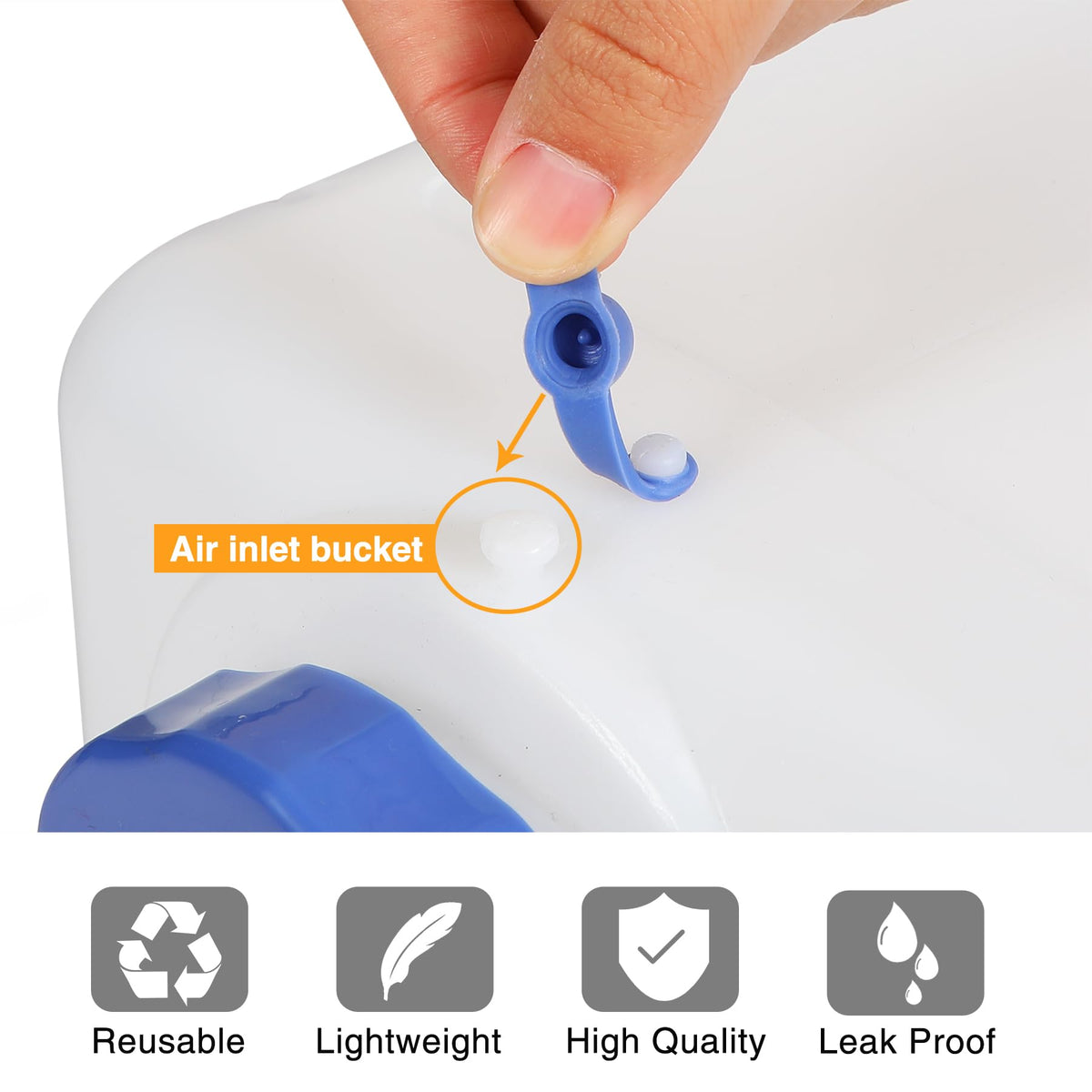 4 Gallon Portable Water Container with Spigot Q89095