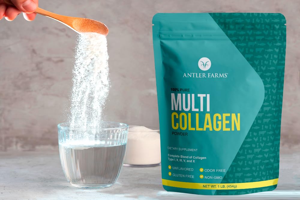 Multi Collagen Protein Powder 5 Types Unflavored 1 lb T461