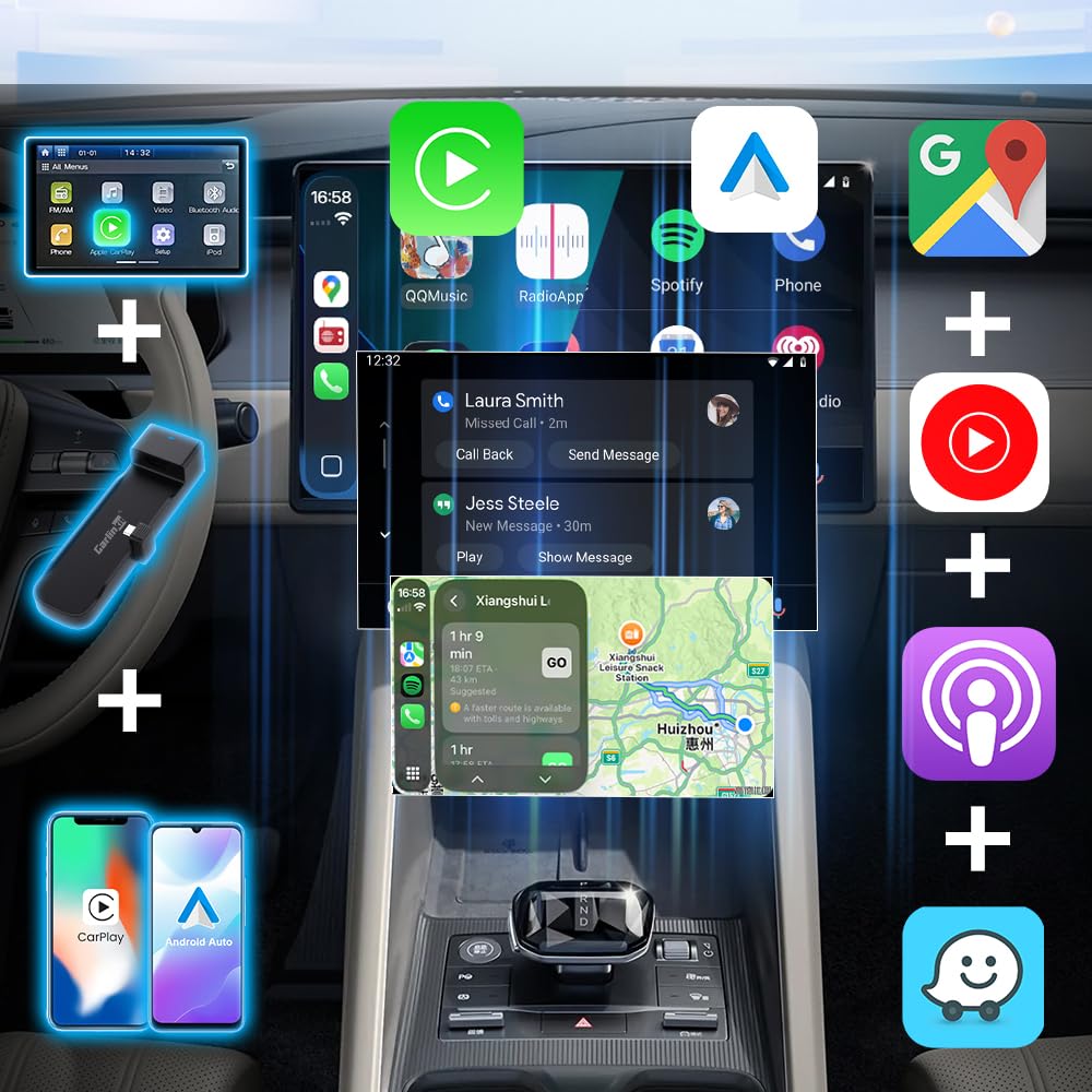 Wireless CarPlay Adapter 3-in-1 T472