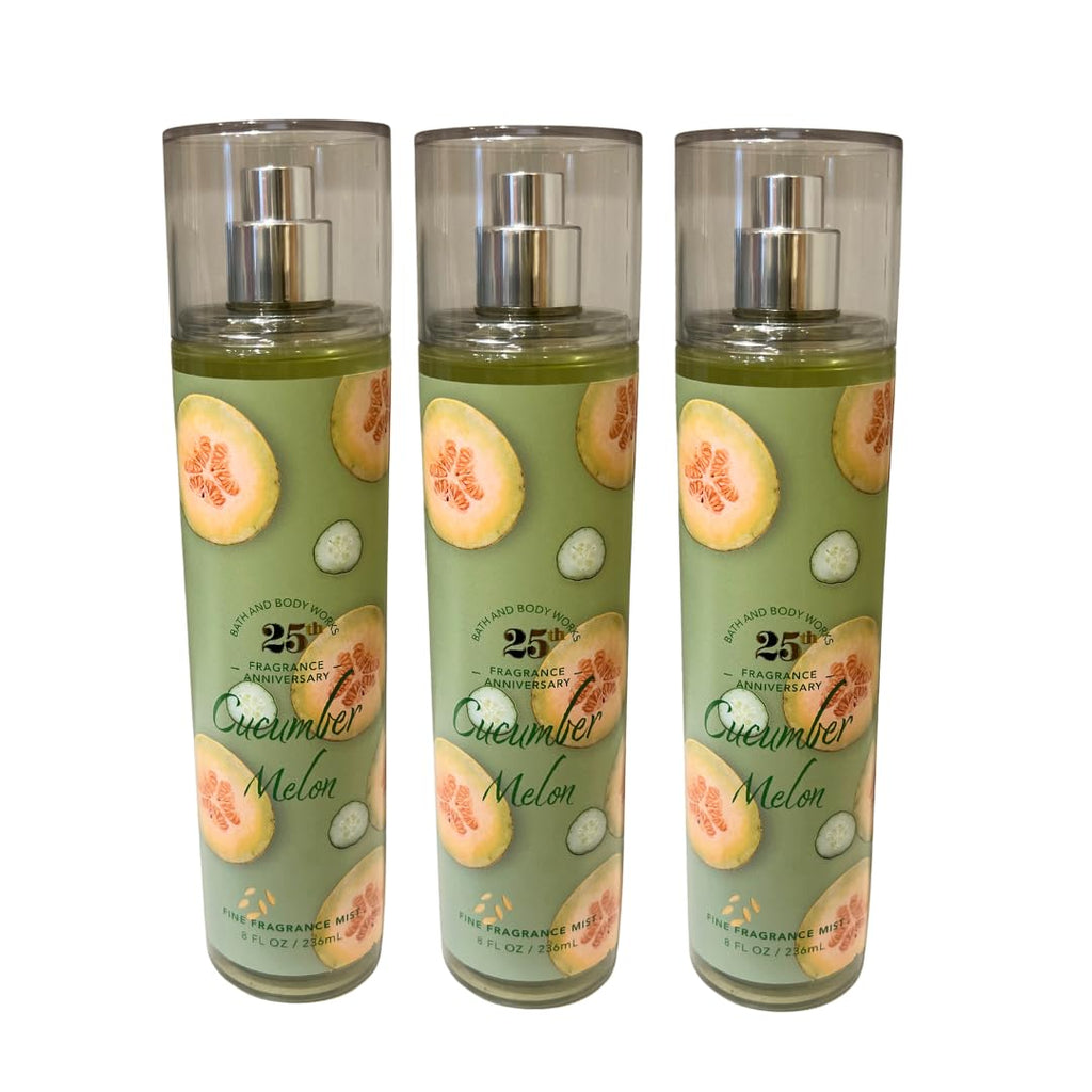 Cucumber Melon Fine Fragrance Mist 8oz Pack of 3 U454