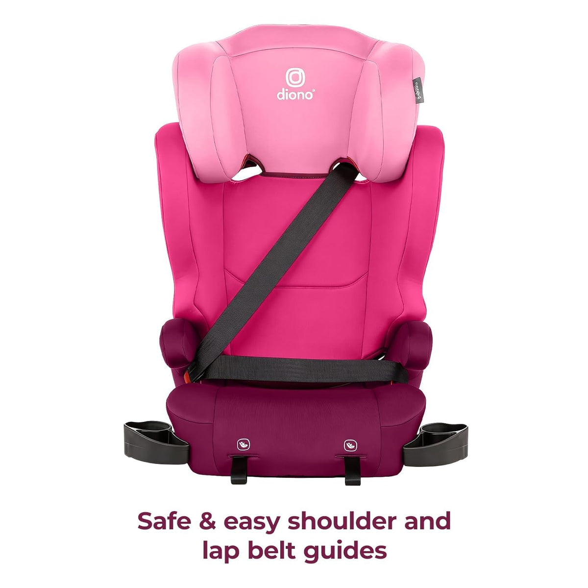 2-in-1 Belt Positioning Booster Seat, Pink B743