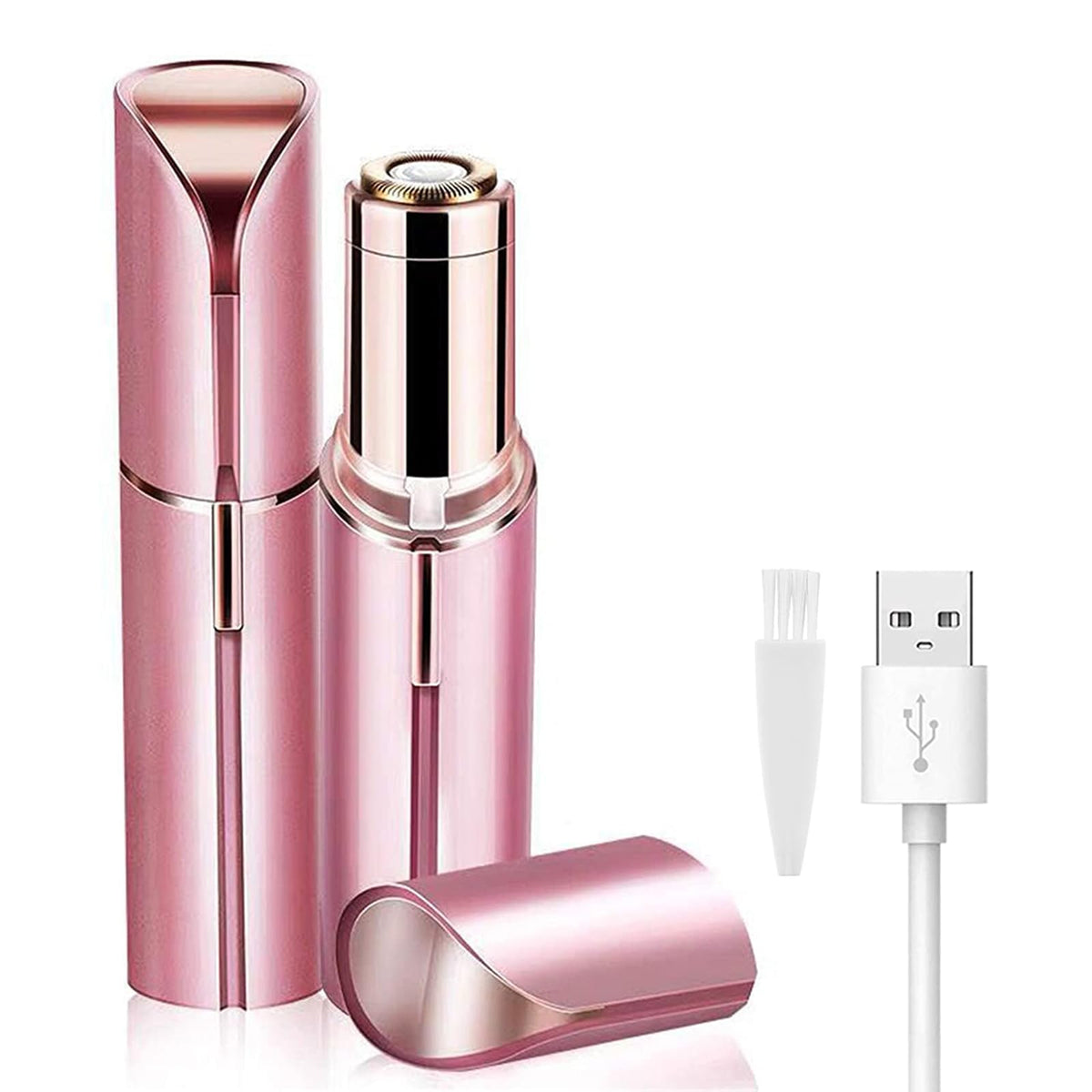 Pink Portable Electric Facial Hair Remover H132
