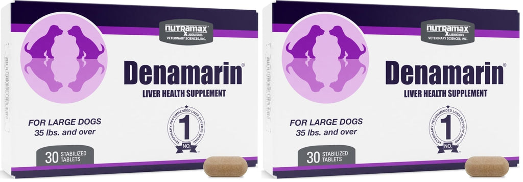 Large Dog Liver Health Supplement Coated Tablets 30 Count Pack of 2 J83765