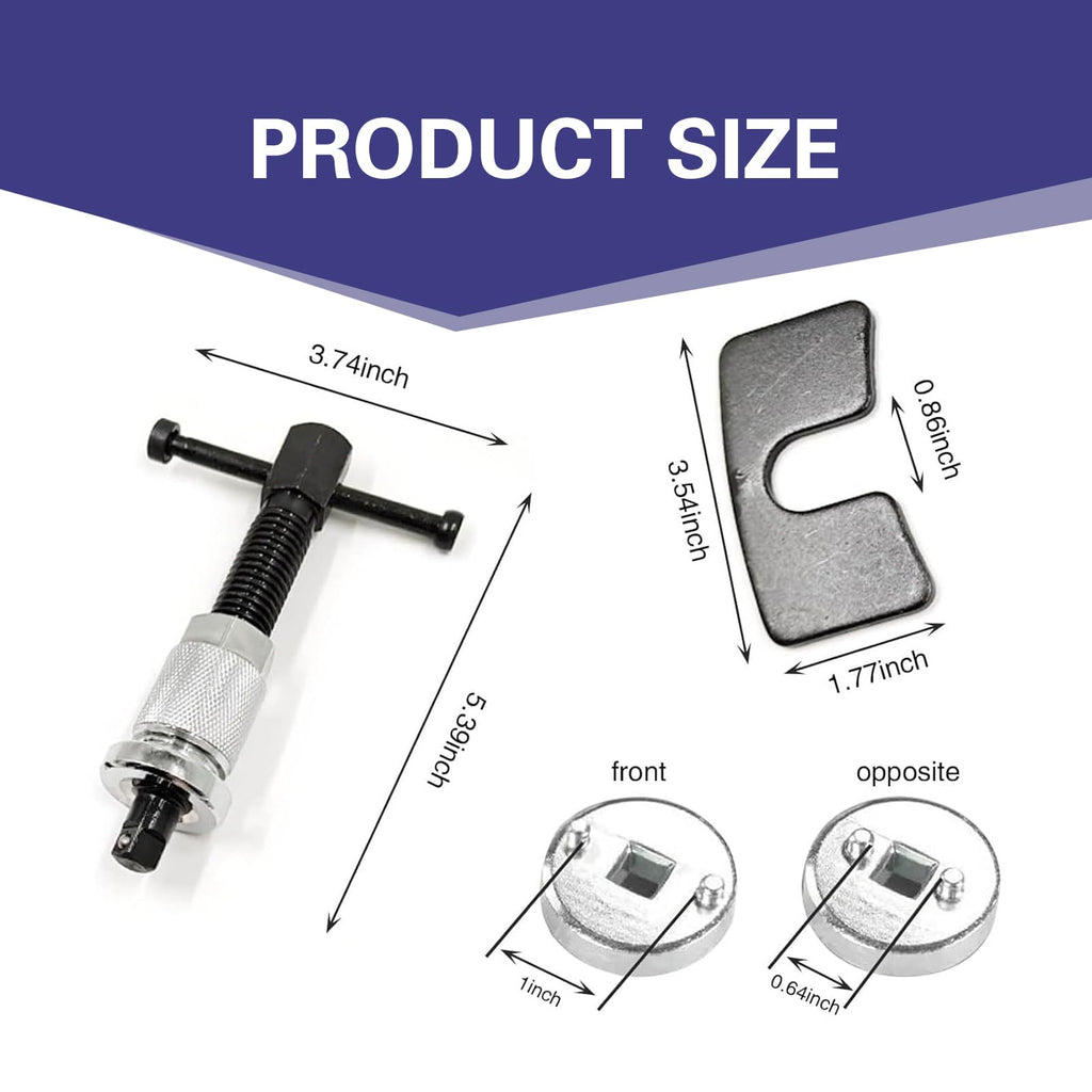 Brake Pad Replacement Tool Kit with 2 Adapters I90829