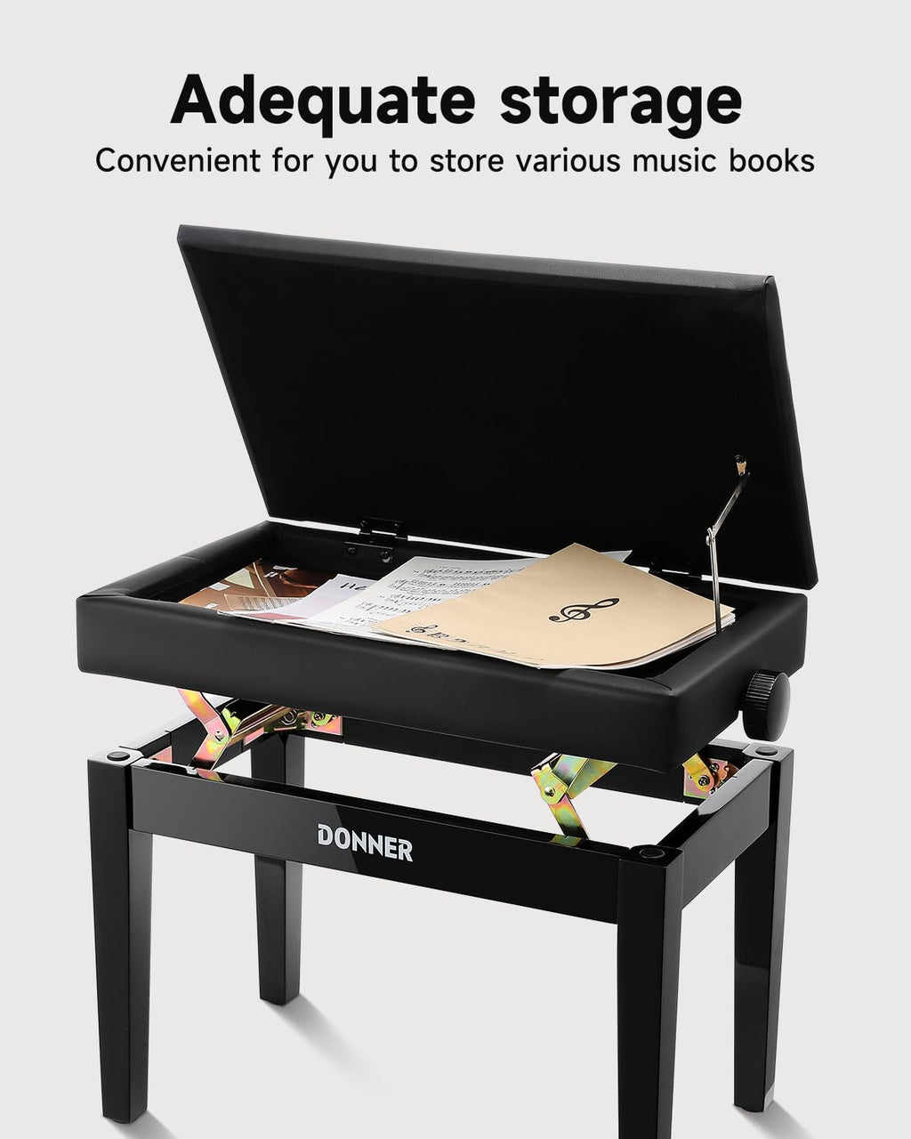 88-Key Weighted Action Digital Piano with Storage Bench T515
