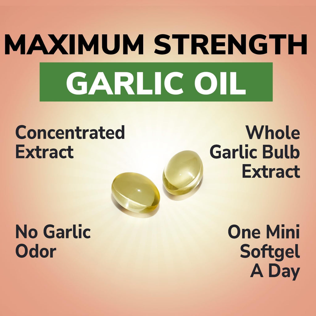 Odorless Garlic Oil 200 Softgels I554806