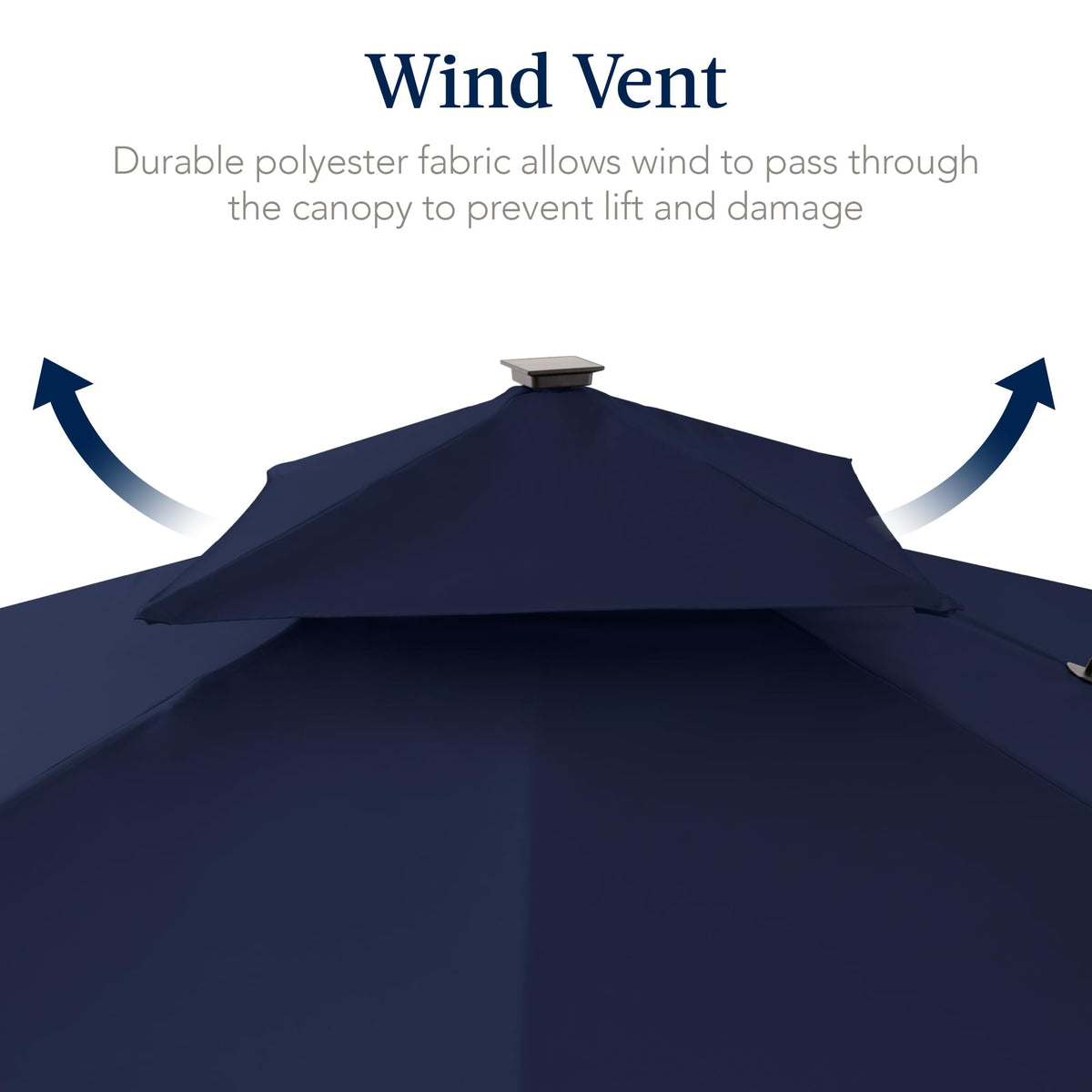 12x12ft LED Cantilever Patio Umbrella with Base and 360° Rotation U6682