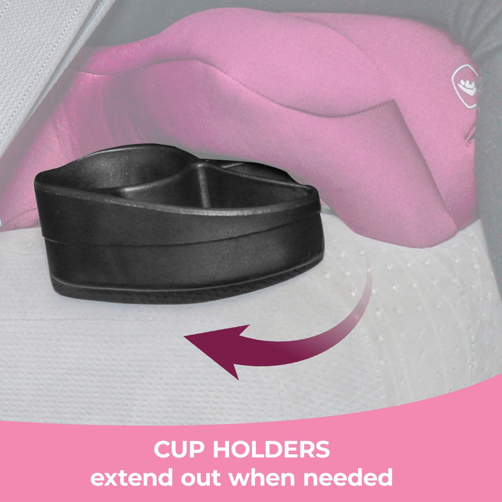 2-in-1 Belt Positioning Booster Seat, Pink B743