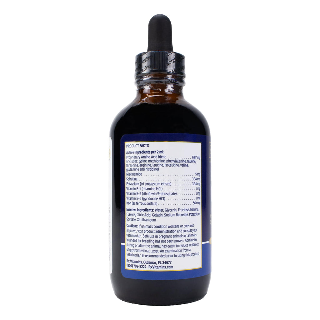 Liquid Pet Supplement with Vitamin B Complex & Iron 4 fl oz L3225
