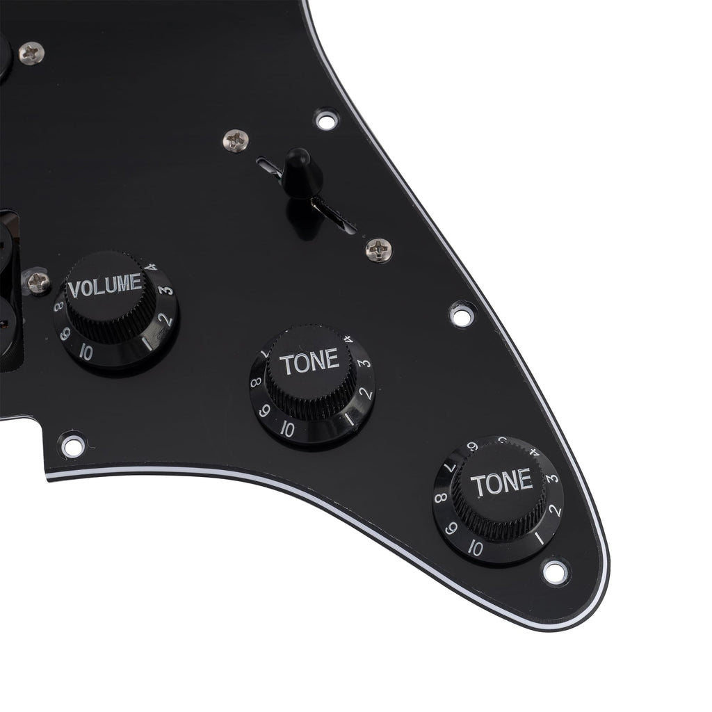 Black Pre-wired HSS Pickguard Set Z643