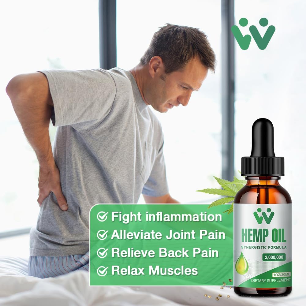 Hemp Oil Drops 3 Pack Vegan Non-GMO Z2329