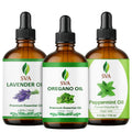 Oregano Aromatic Trio Glass Bottles with Droppers 4 Fl oz V301