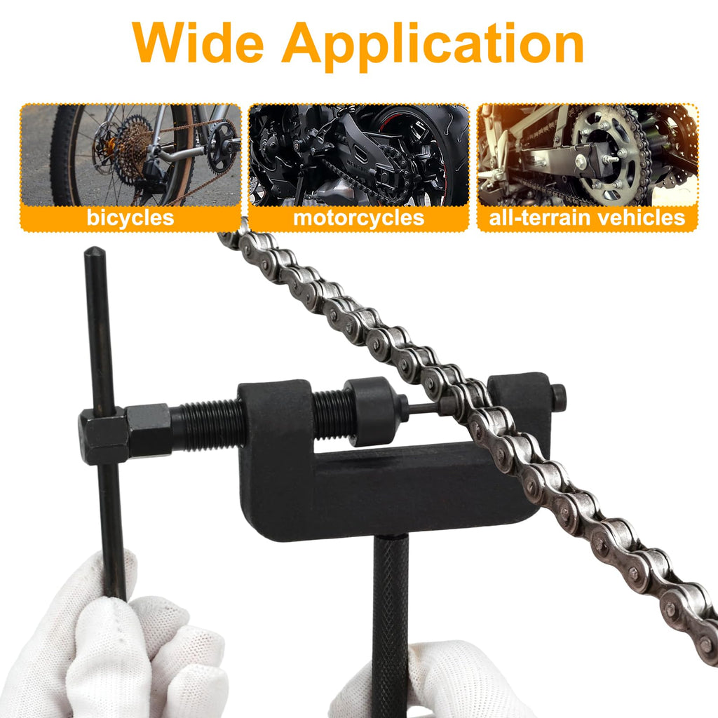 13-Piece Motorcycle Chain Breaker Tool Kit with Carrying Case Z91631