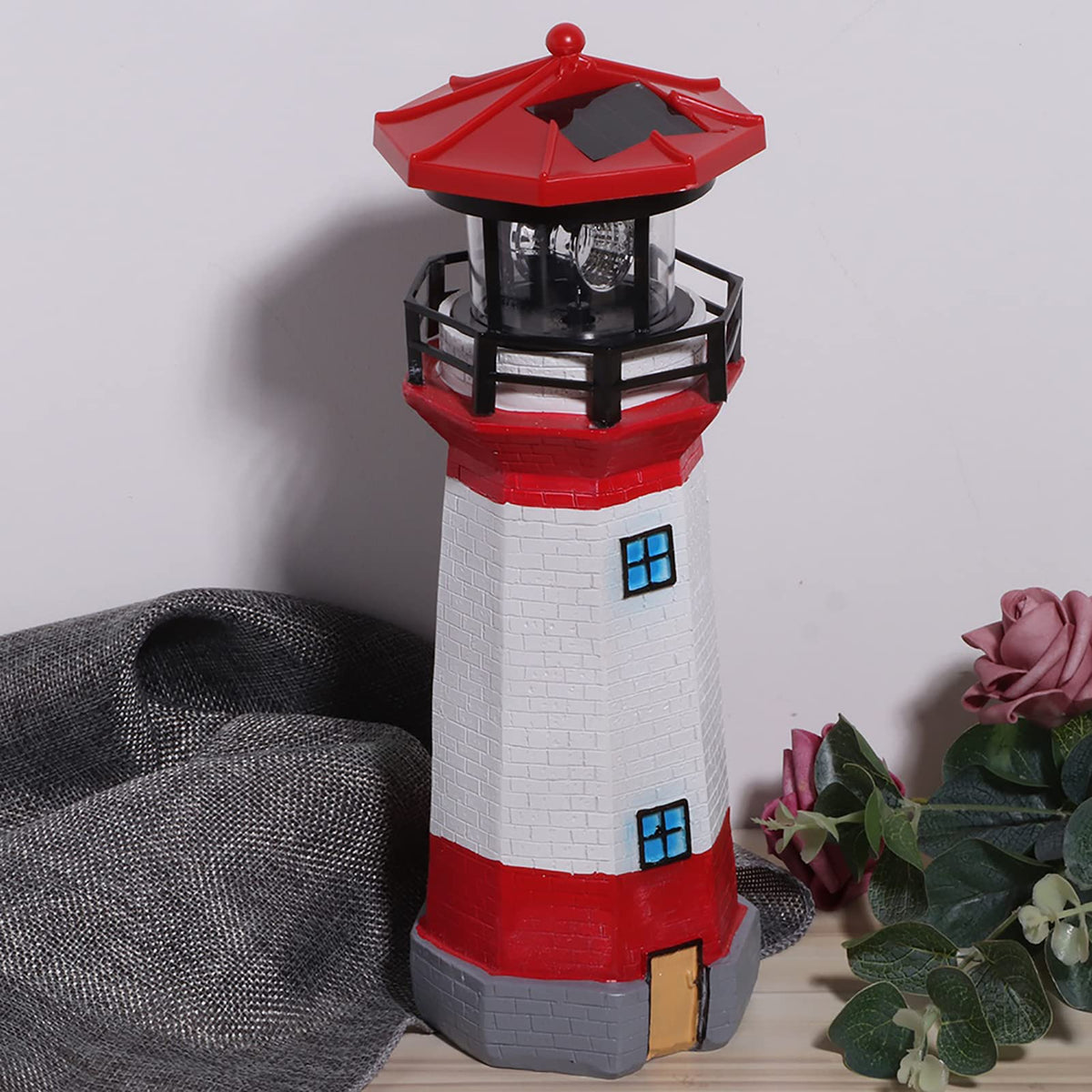Solar Powered LED Lighthouse S40610