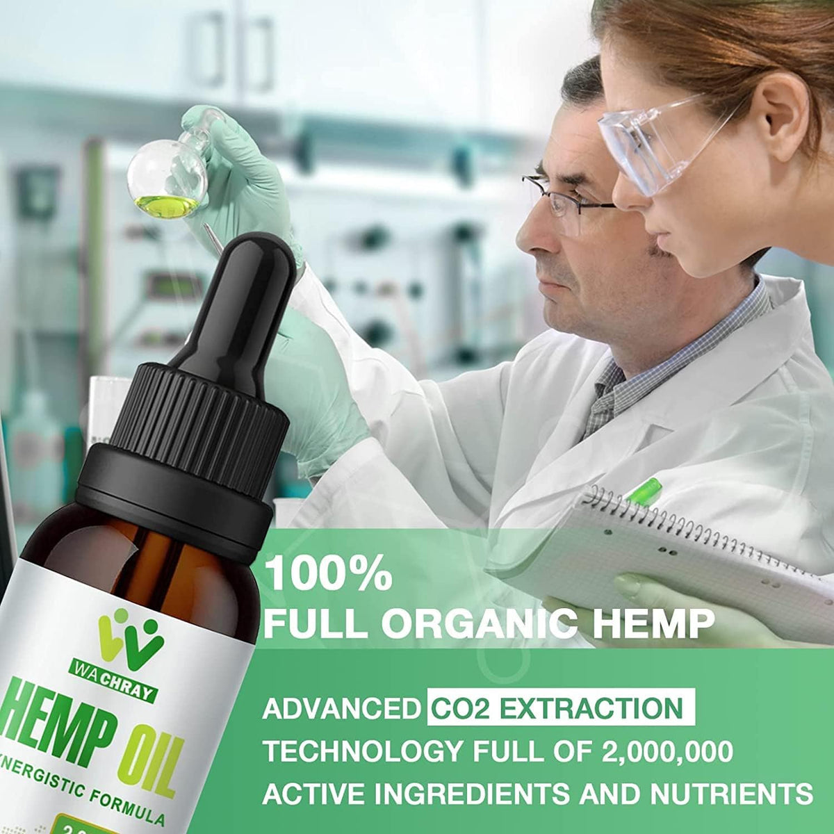 Hemp Oil Drops 3 Pack Vegan Non-GMO Z2329