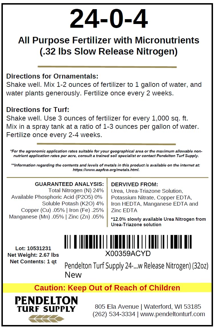 All Purpose Liquid Fertilizer with Micronutrients 32oz F893