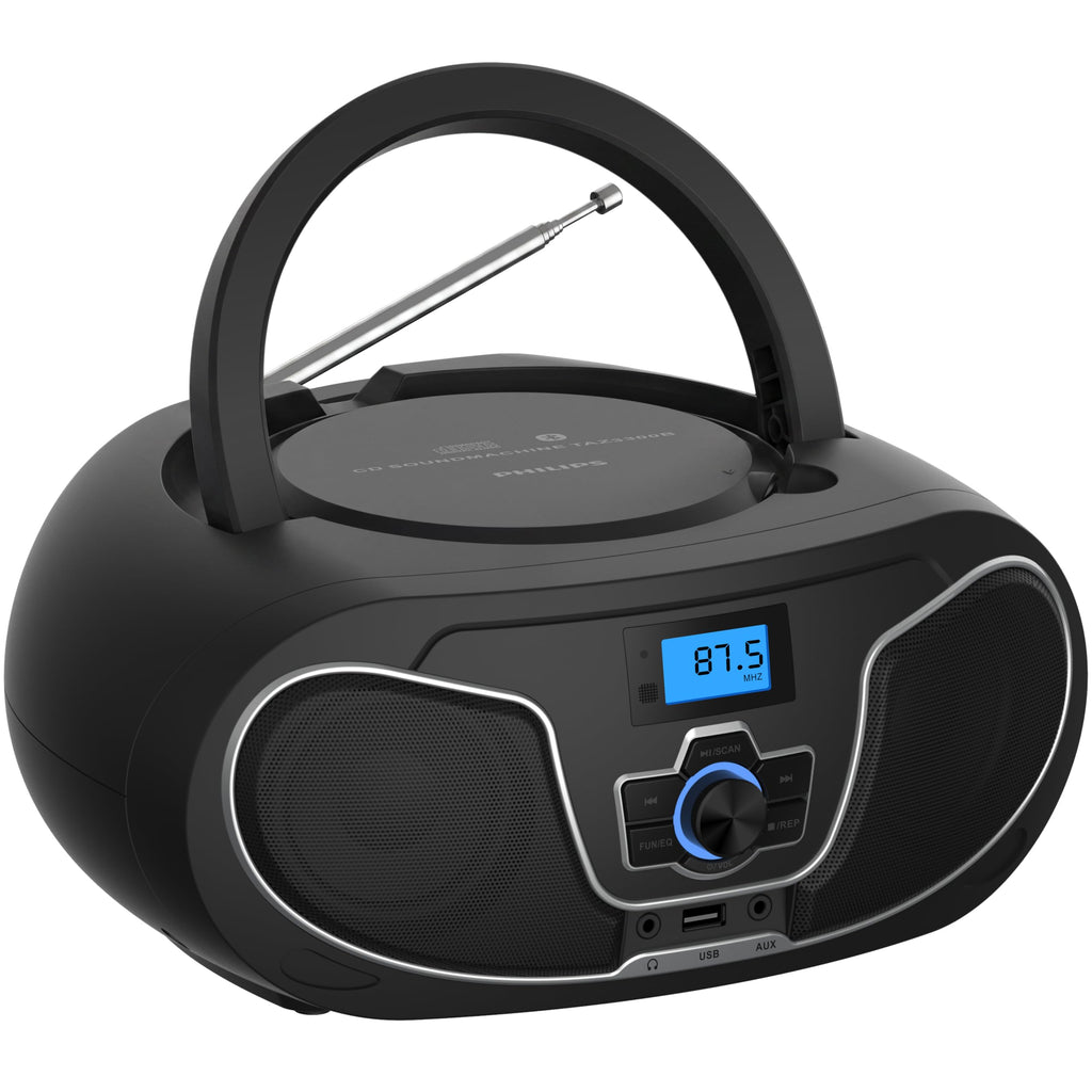Portable CD Player Boombox with Bluetooth, FM Radio, USB Playback & AUX Input E948