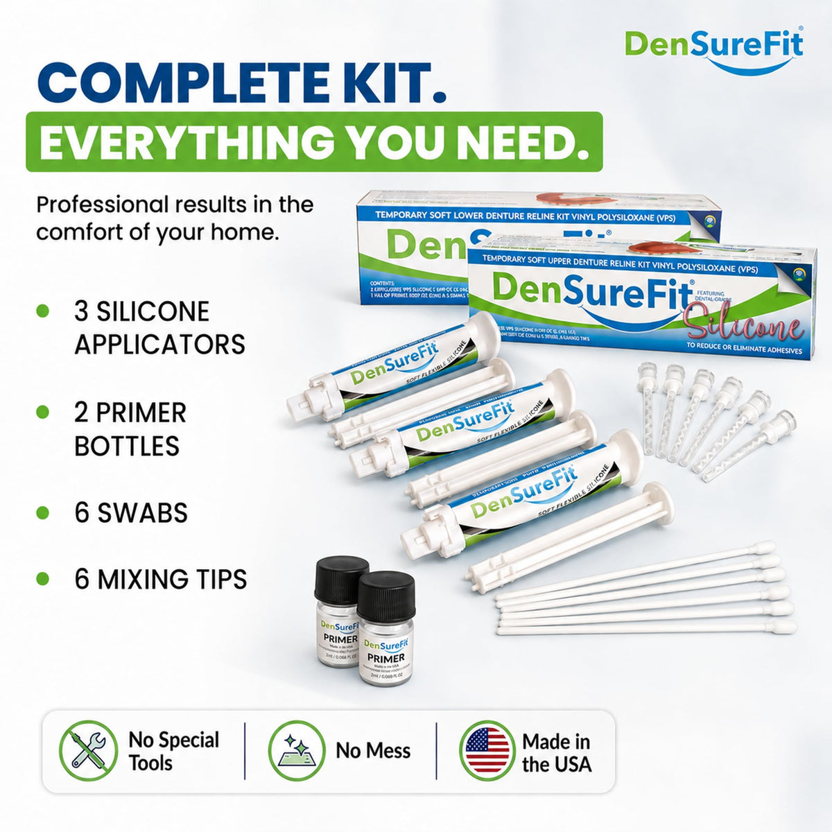 Soft Silicone Denture Reline Kit K5121
