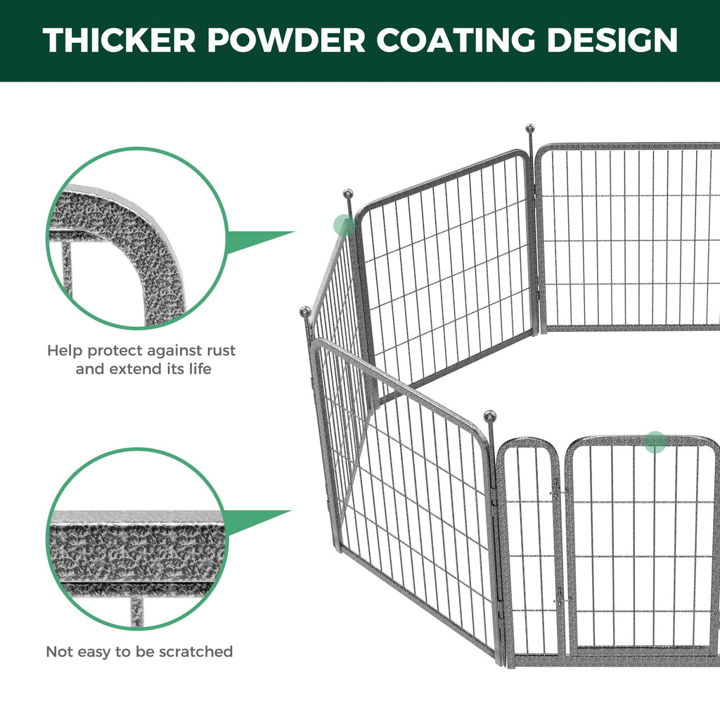 24" H 16 Panels Dog Playpen M800602