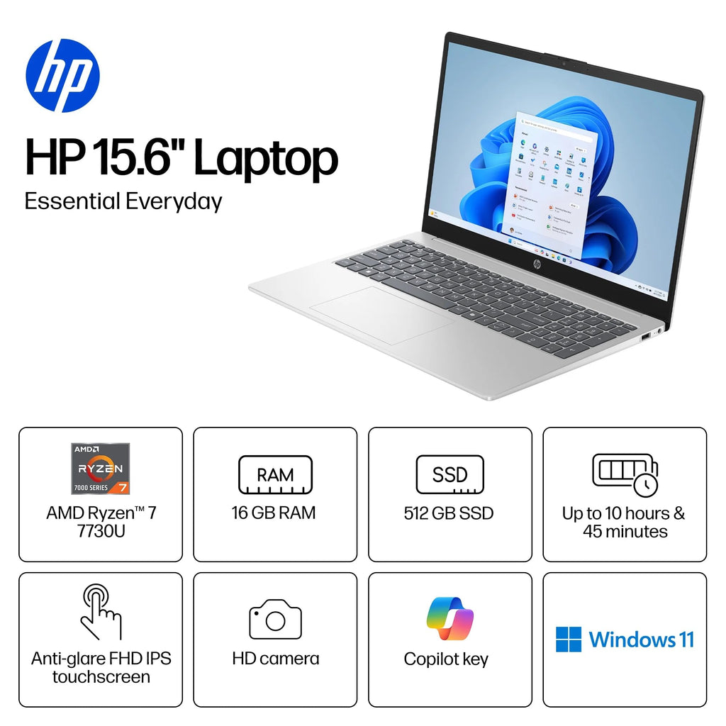 15.6 inch FHD IPS Touch Laptop, AMD Ryzen 7, 16GB DDR4 RAM, 512GB SSD S919