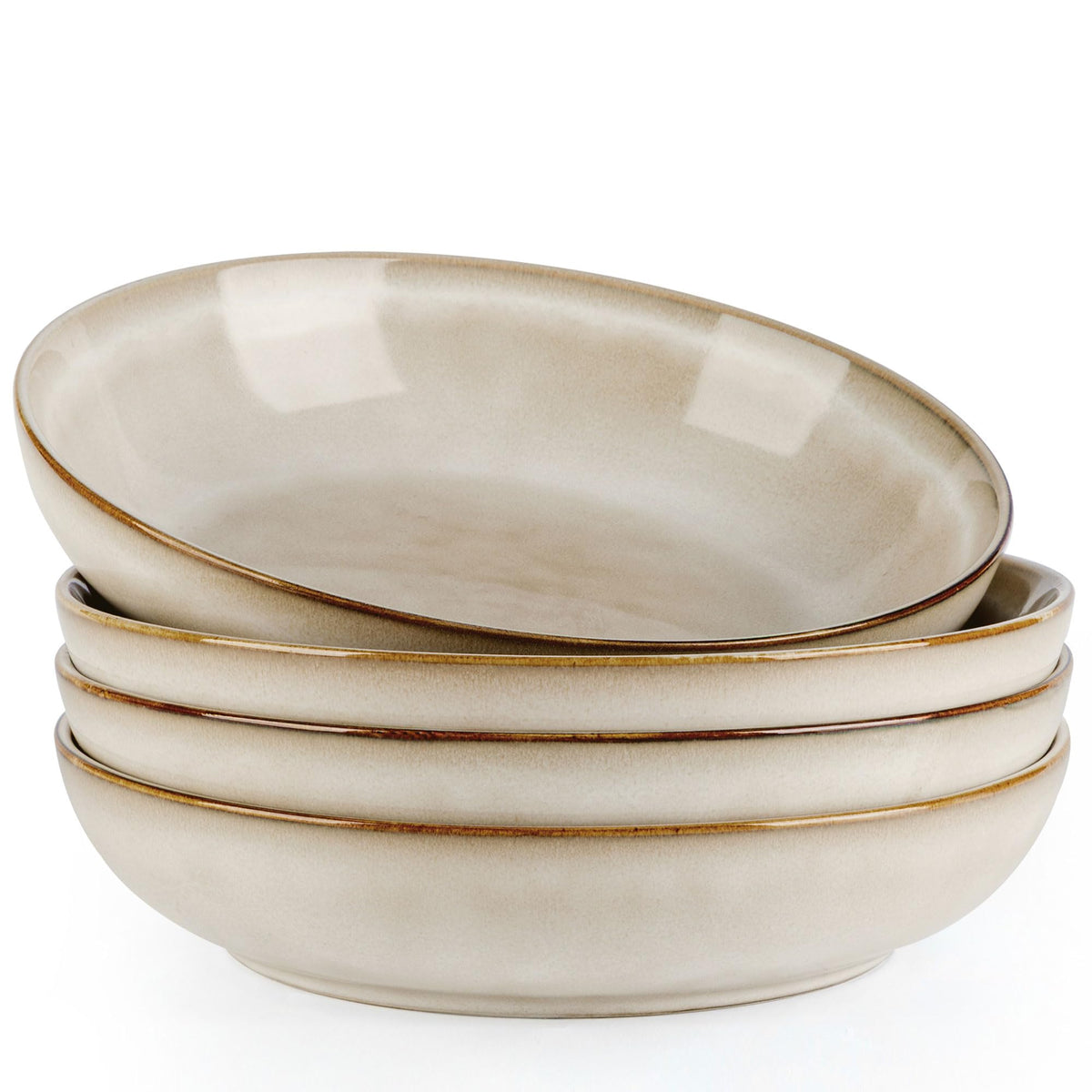 Ceramic Pasta Bowls Set of 4 O4303