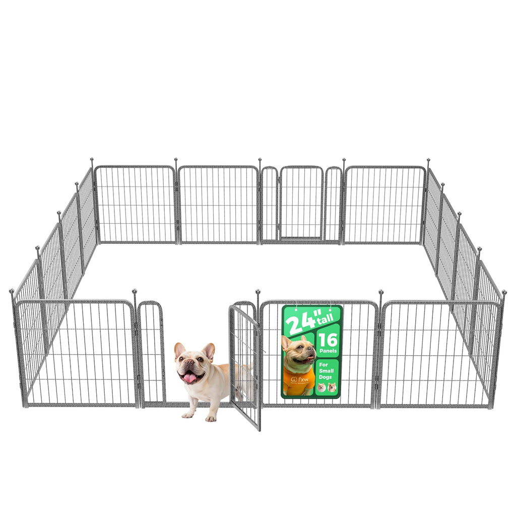 24" H 16 Panels Dog Playpen M800602