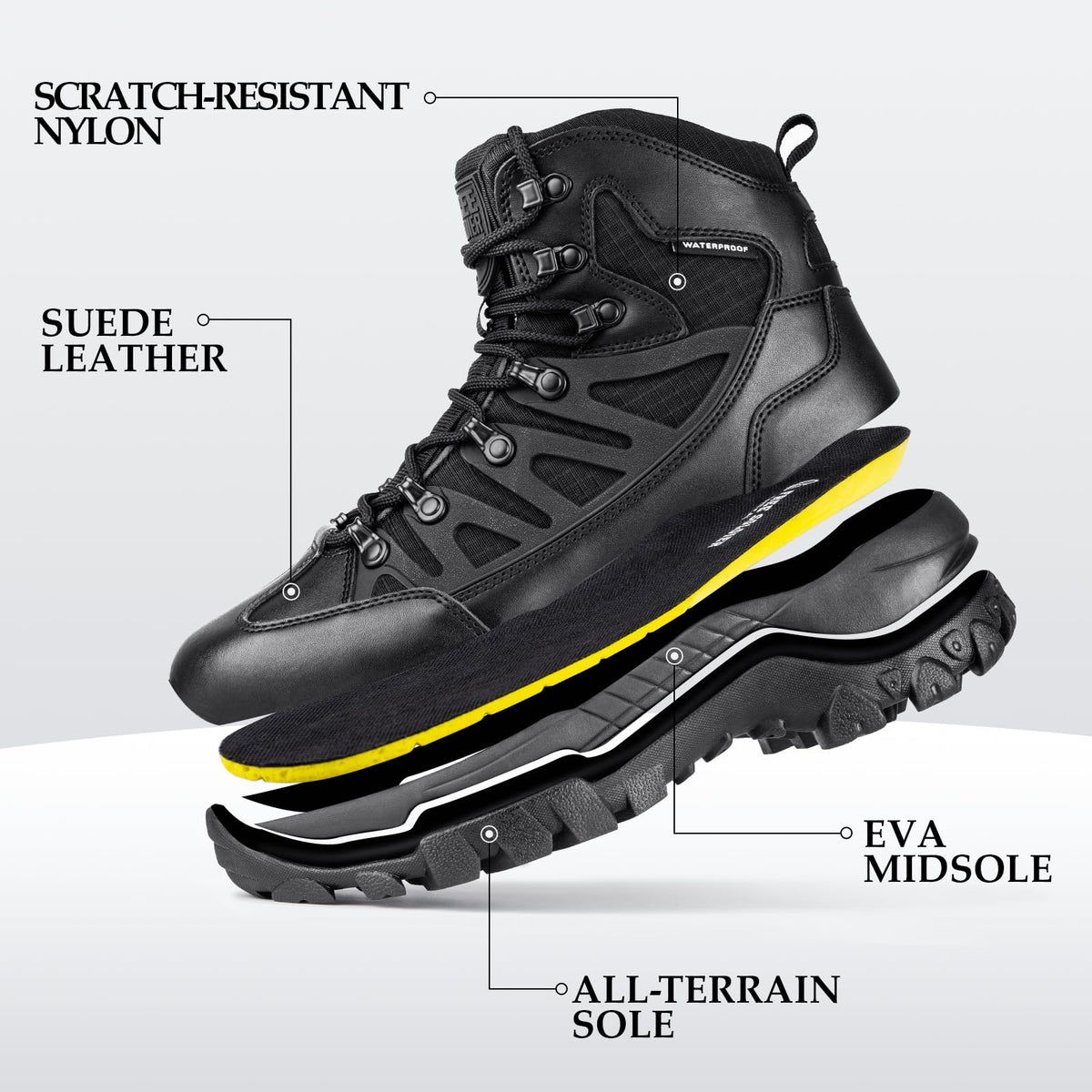 Waterproof Tactical Hiking Work Boots T745108