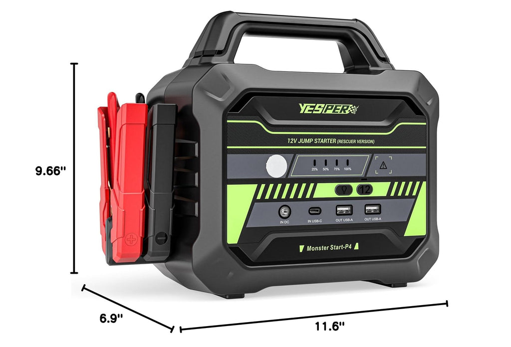 78000mAh Heavy Duty Jump Starter 6000A P499