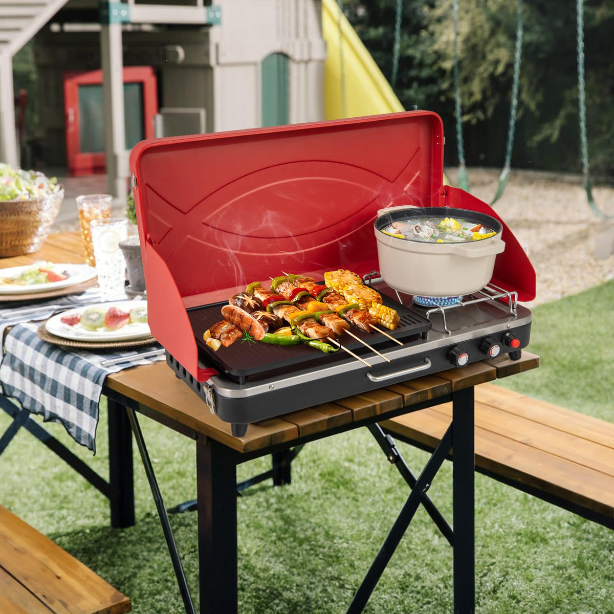 Portable Propane Gas Grill & Stove G882
