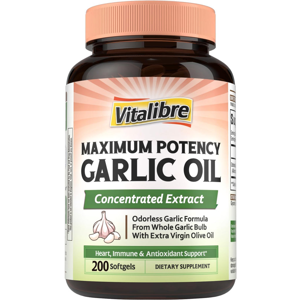 Odorless Garlic Oil 200 Softgels I554806