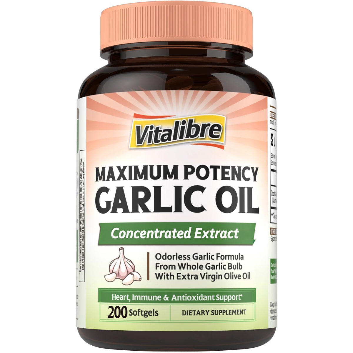 Odorless Garlic Oil 200 Softgels I554806