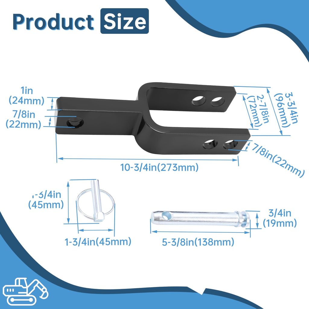 Quick Hitch Adapter for Category 1 3-Point A3508