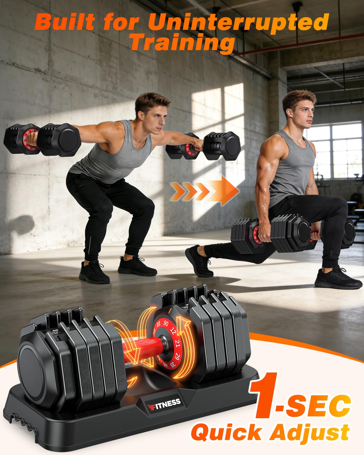 Adjustable Dumbbell Set W409745