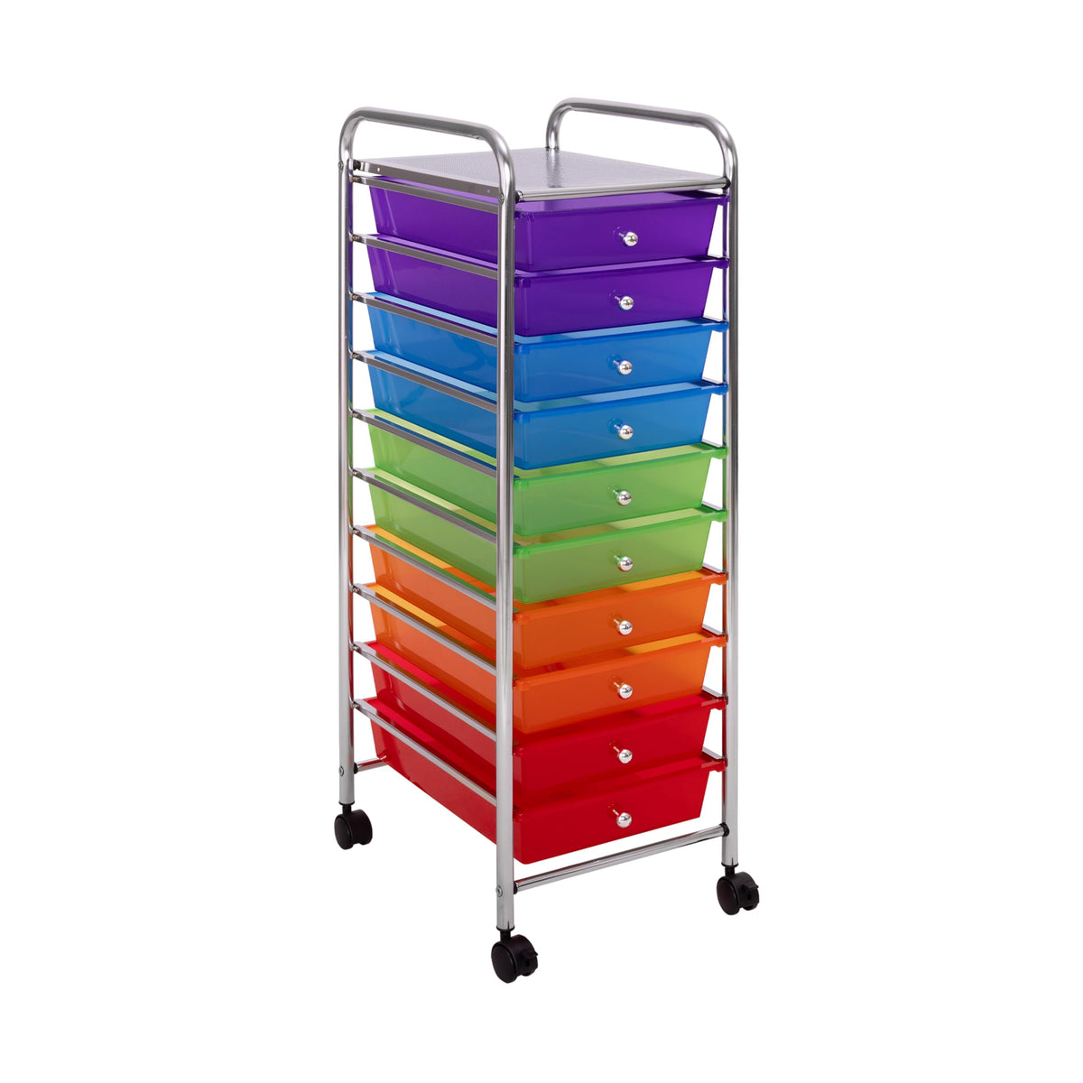 10 Drawer Rolling Storage Cart L528378