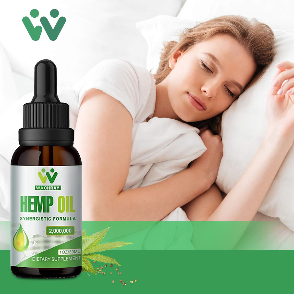 Hemp Oil Drops 3 Pack Vegan Non-GMO Z2329