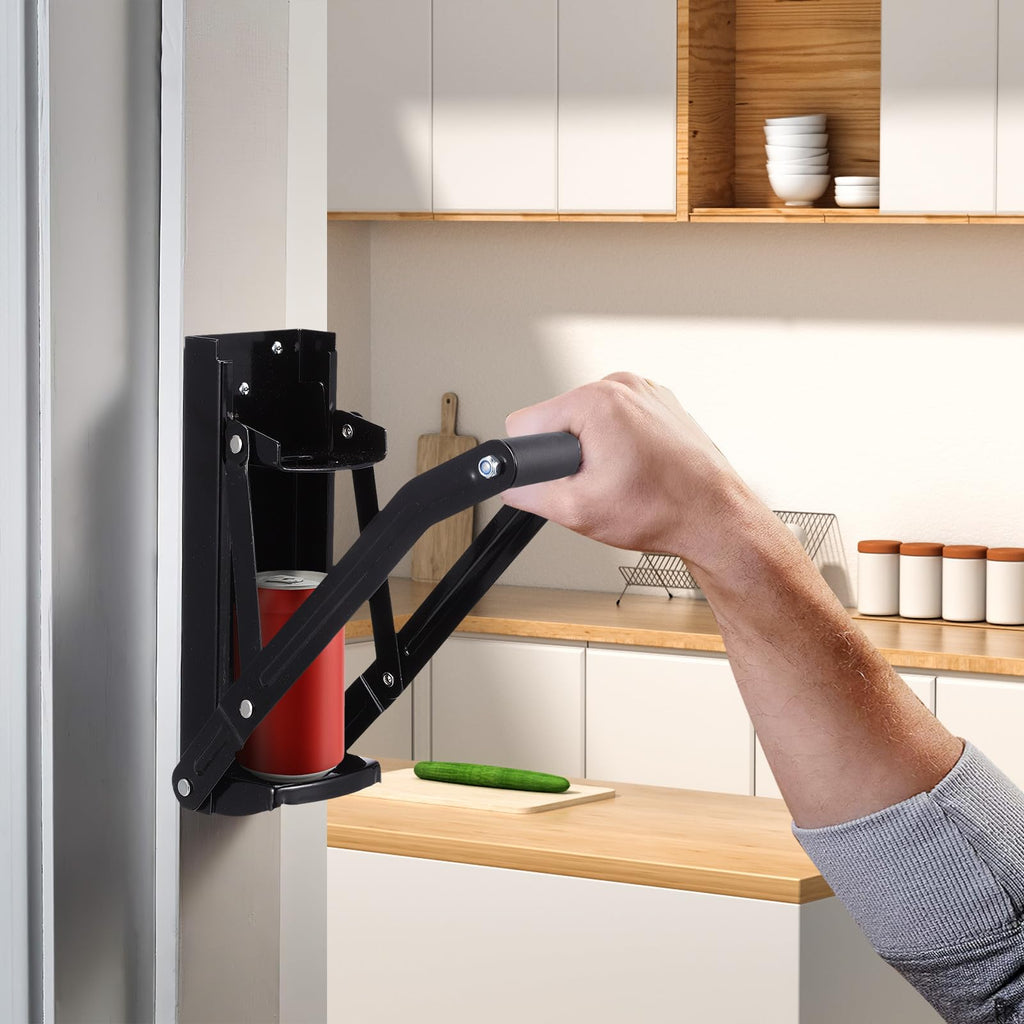 Wall Mounted Stainless Steel Can Crusher with Built in Opener R856308