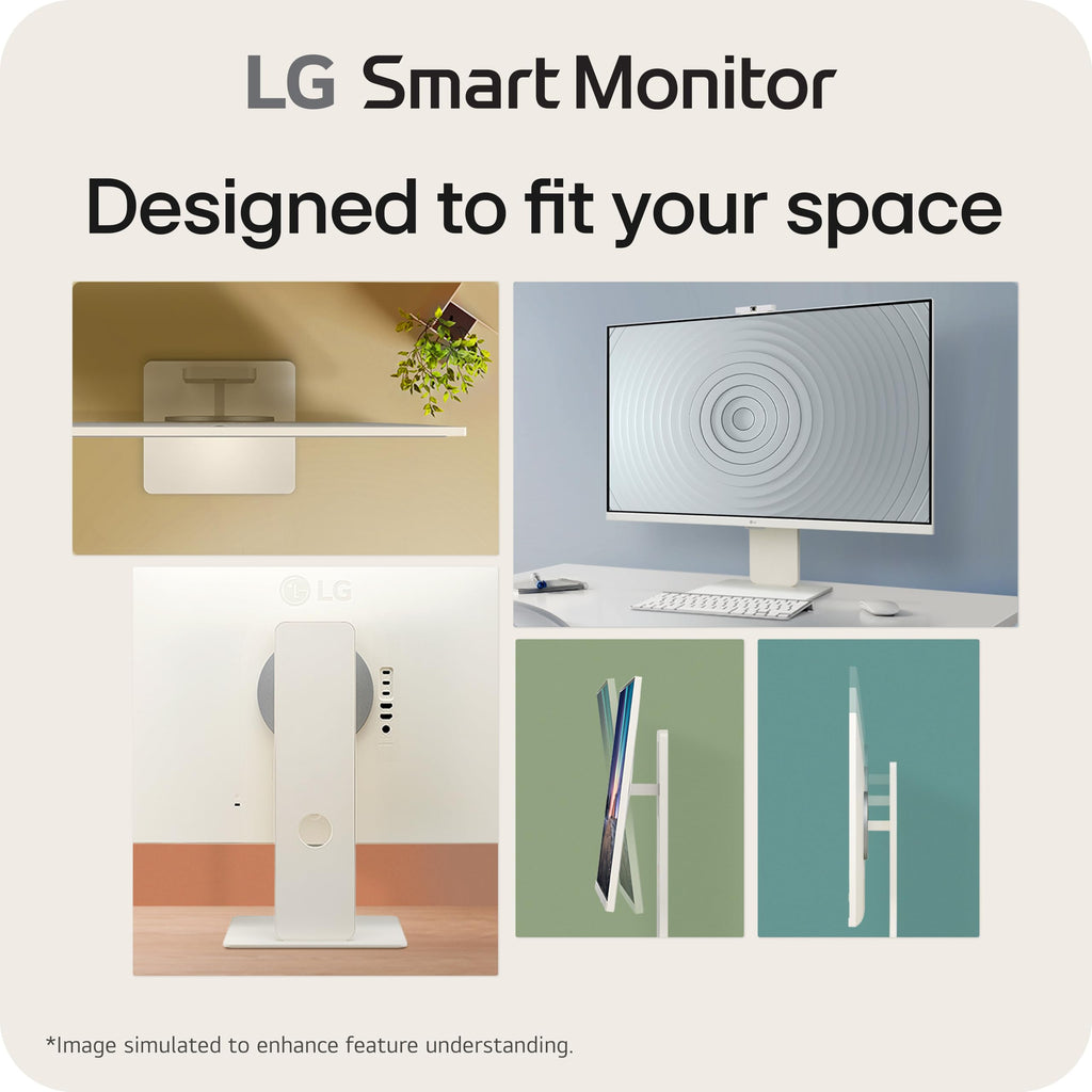 32-inch 4K UHD IPS White Smart Monitor N68472