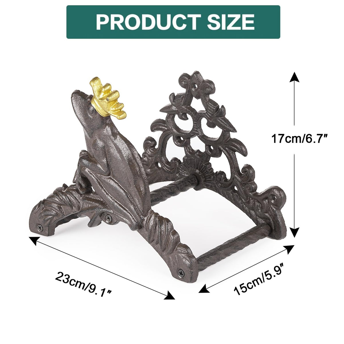 Cast Iron Wall Mounted Garden Hose Holder Z83354