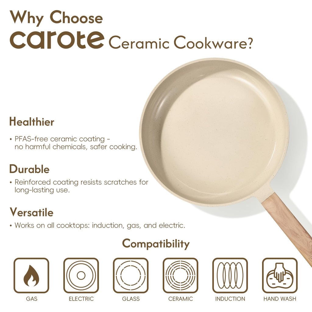 Ceramic 14pcs Cookware Set K32626