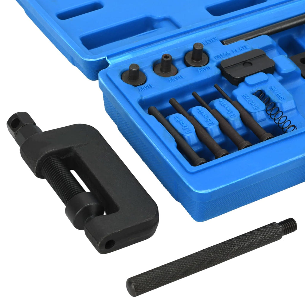 13-Piece Motorcycle Chain Breaker Tool Kit with Carrying Case Z91631