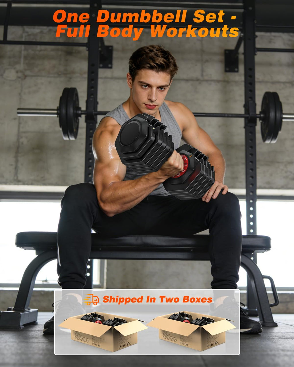 Adjustable Dumbbell Set W409745