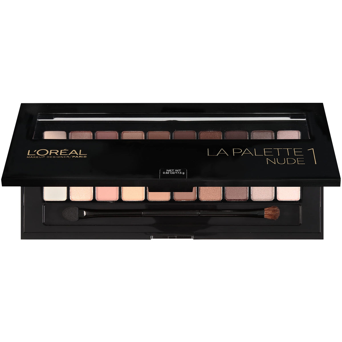 Nude Eye Shadow Palette with Brush, 0.62 oz J486