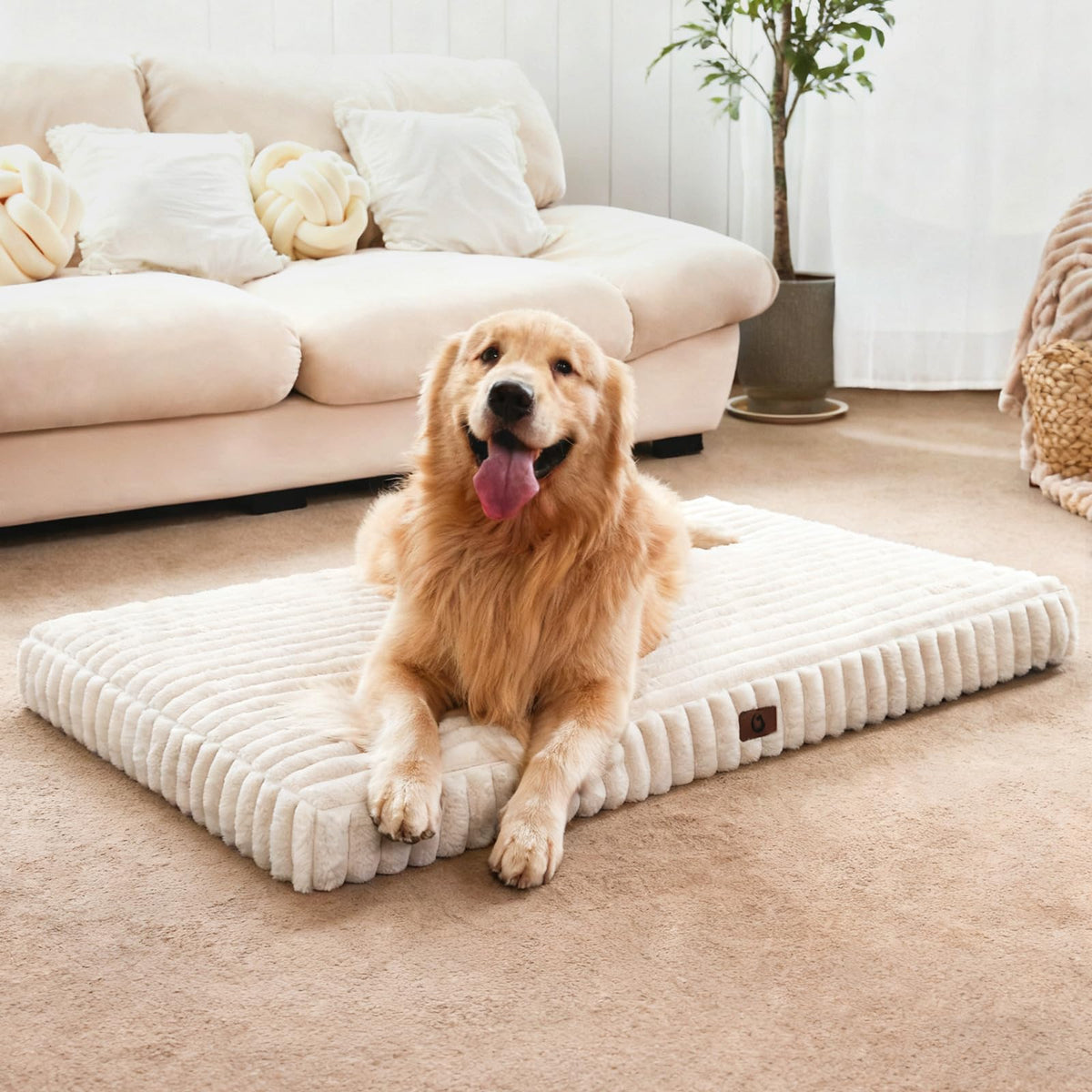 Orthopedic Foam Dog Bed with Waterproof Lining X623