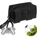 Black Dog Poop Bag Dispenser with Leash Clip T967303