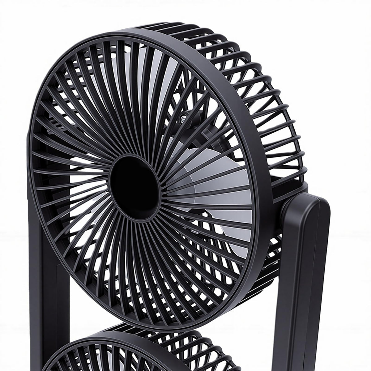 Portable USB Rechargeable 2 in 1 Dual Head Desk Fan E26343